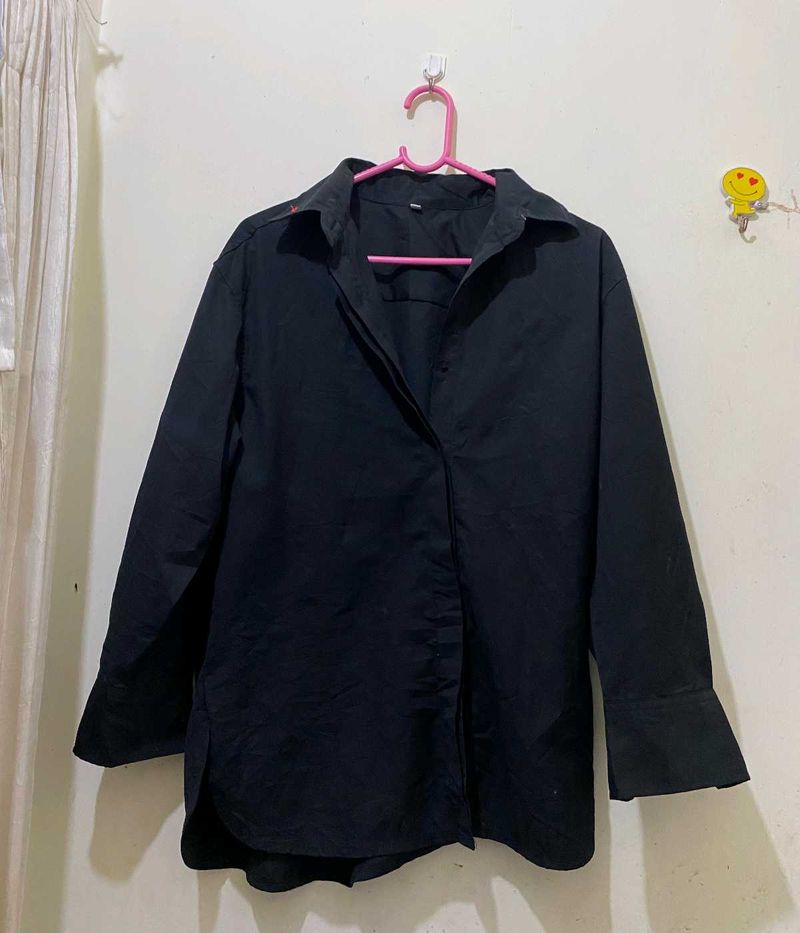 Black Formal&Casual Shirt For Bust Till 40 Half