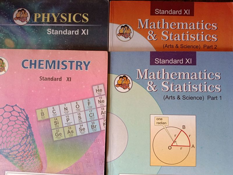 Class 11 MH Board Science Textbook | Set of PCM