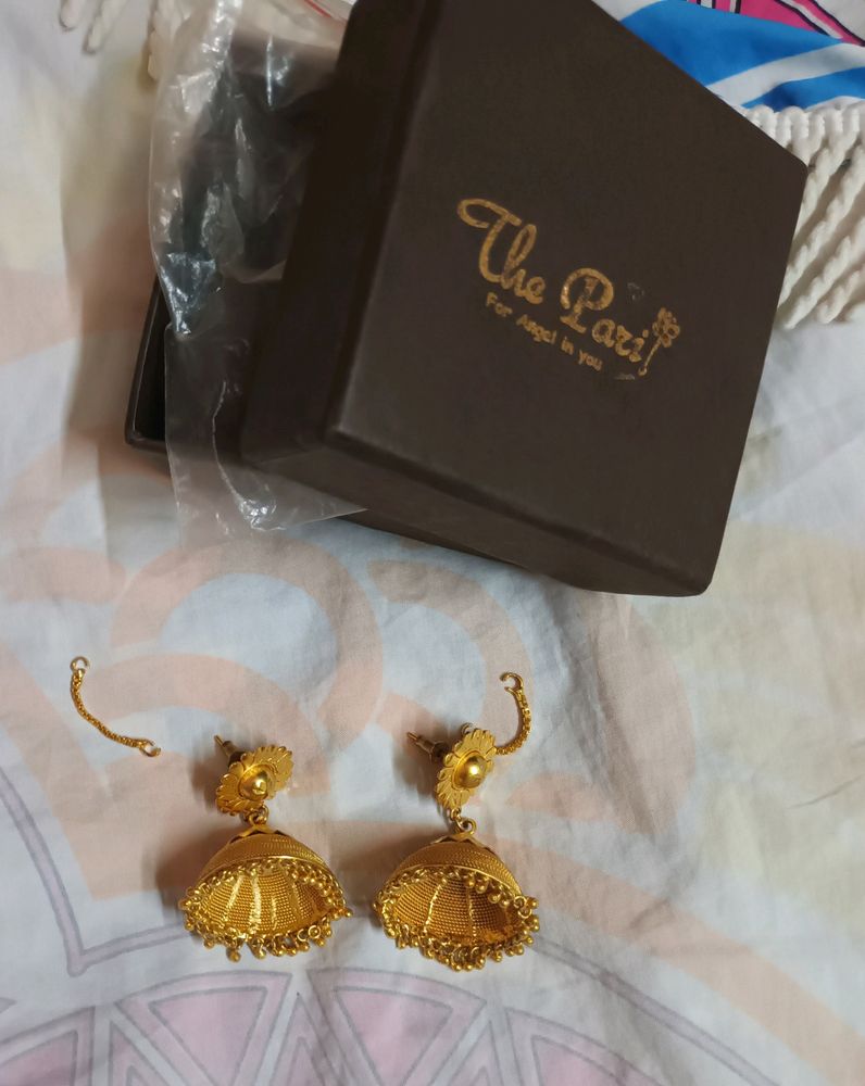 Gold Plated Elegant Earrings