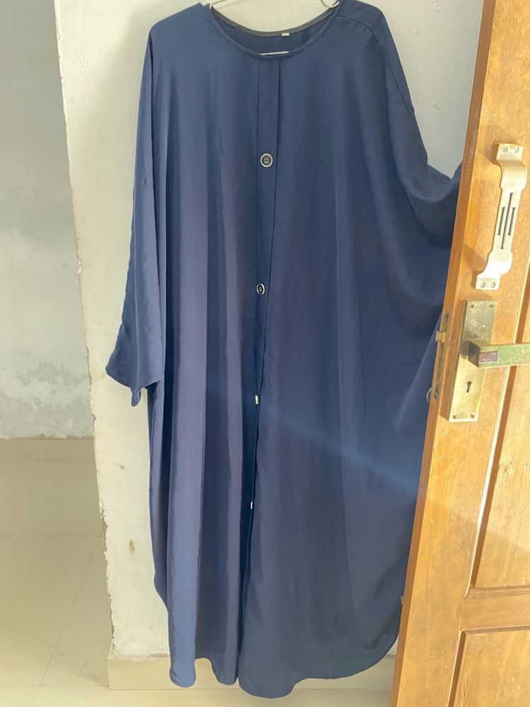 Kaftan Abaya Navy Blue . Good Condition