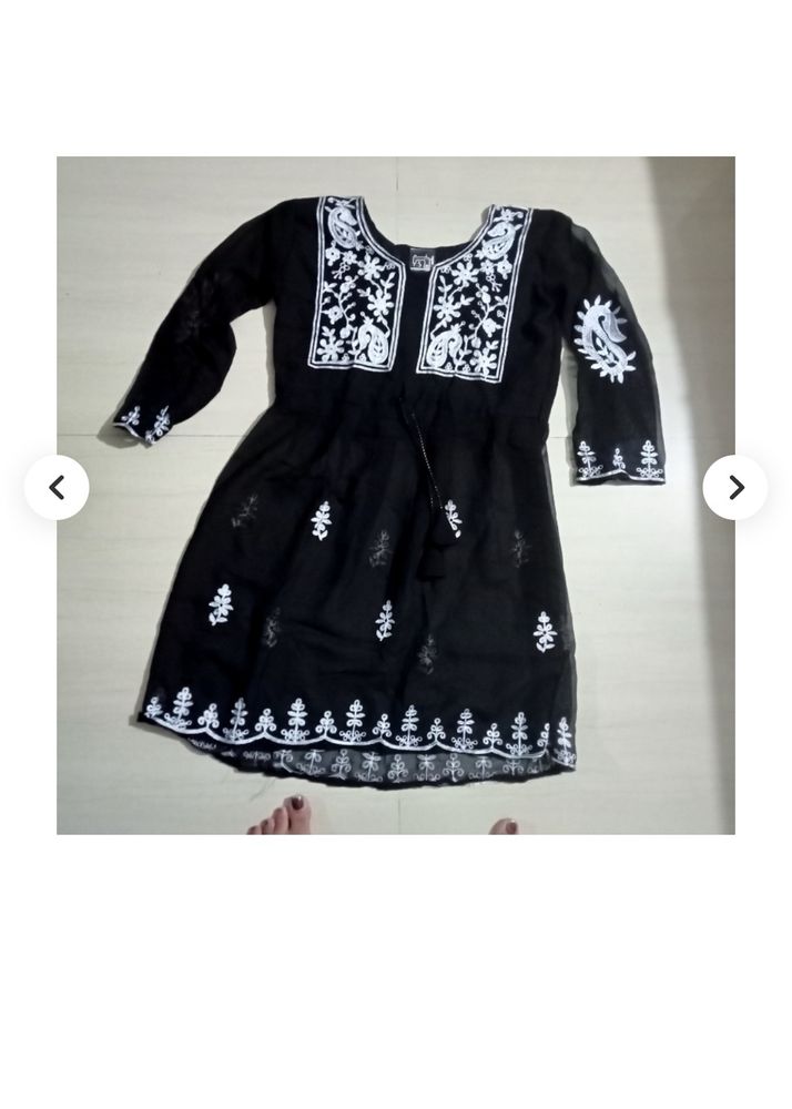 Lucknowi Chiknari New Kurta