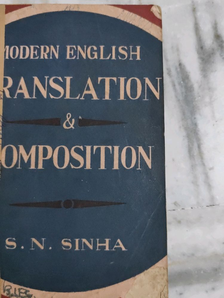 Modern English Translation And Composition