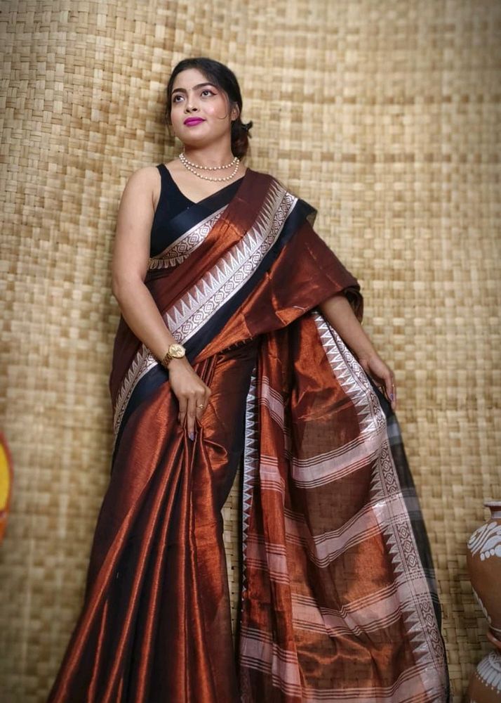 New Saree With Blouse Piece