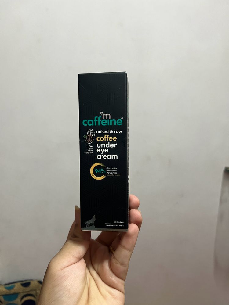 Never Used M Caffeine Under Eye Cream