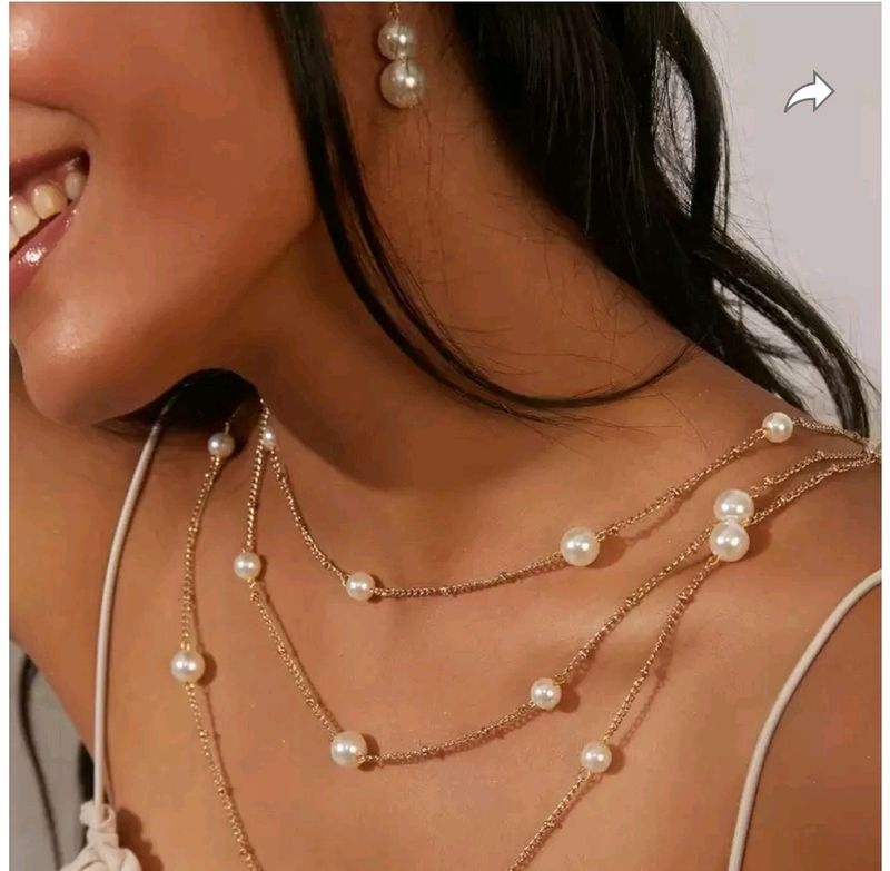 Pearl 3Layer necklace