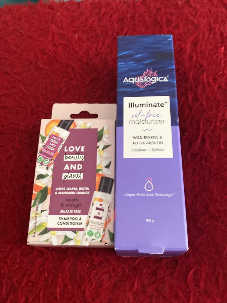 Aqualogica Moisturizer Shampoo Conditioner Set