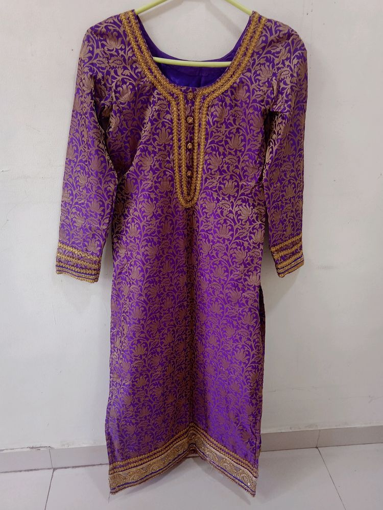 Lace Work Kurti