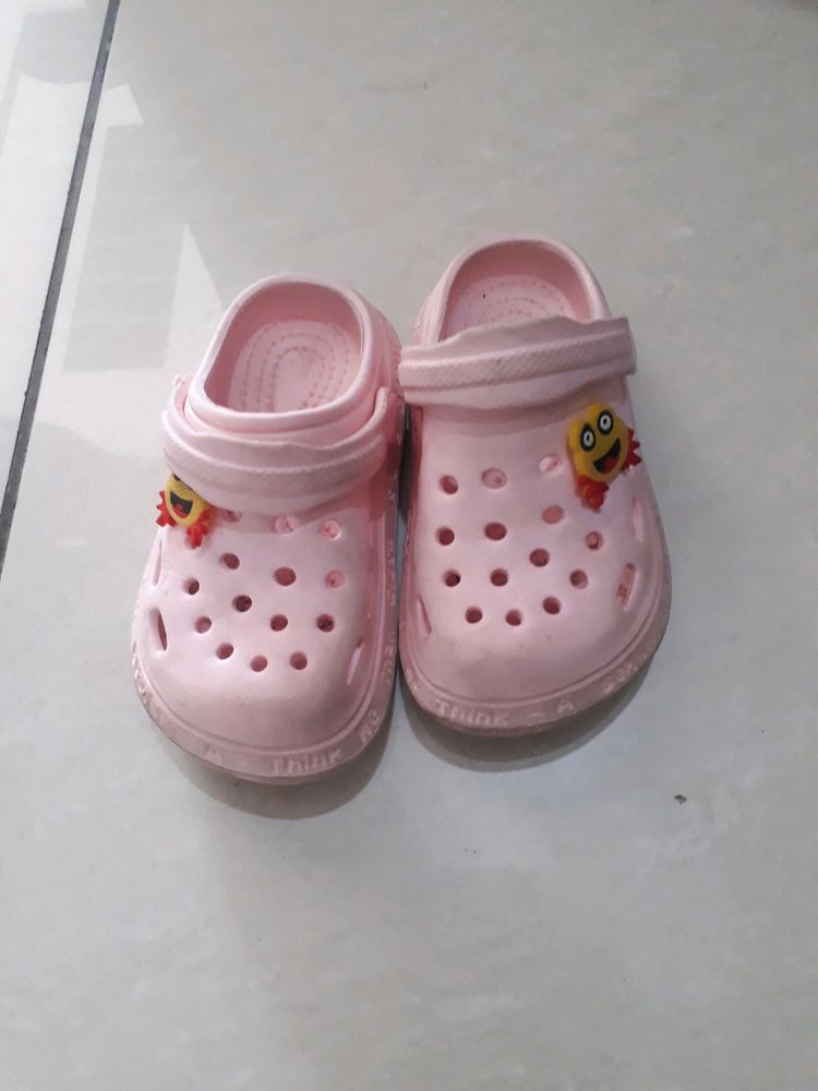 Pink Crocs