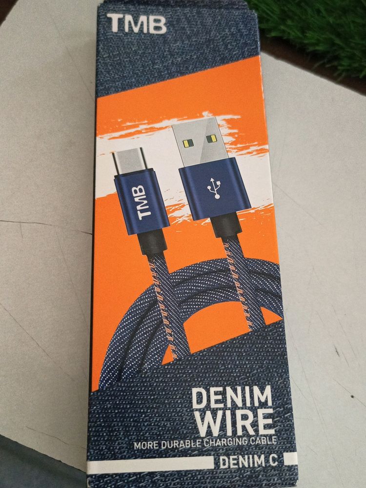 TMB Denim fast charging 3Amp with data transfer