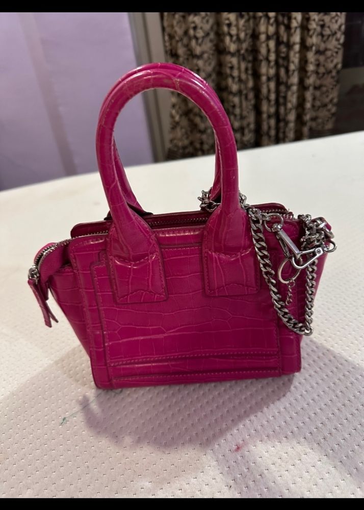 ZARA PINK CITY BAG