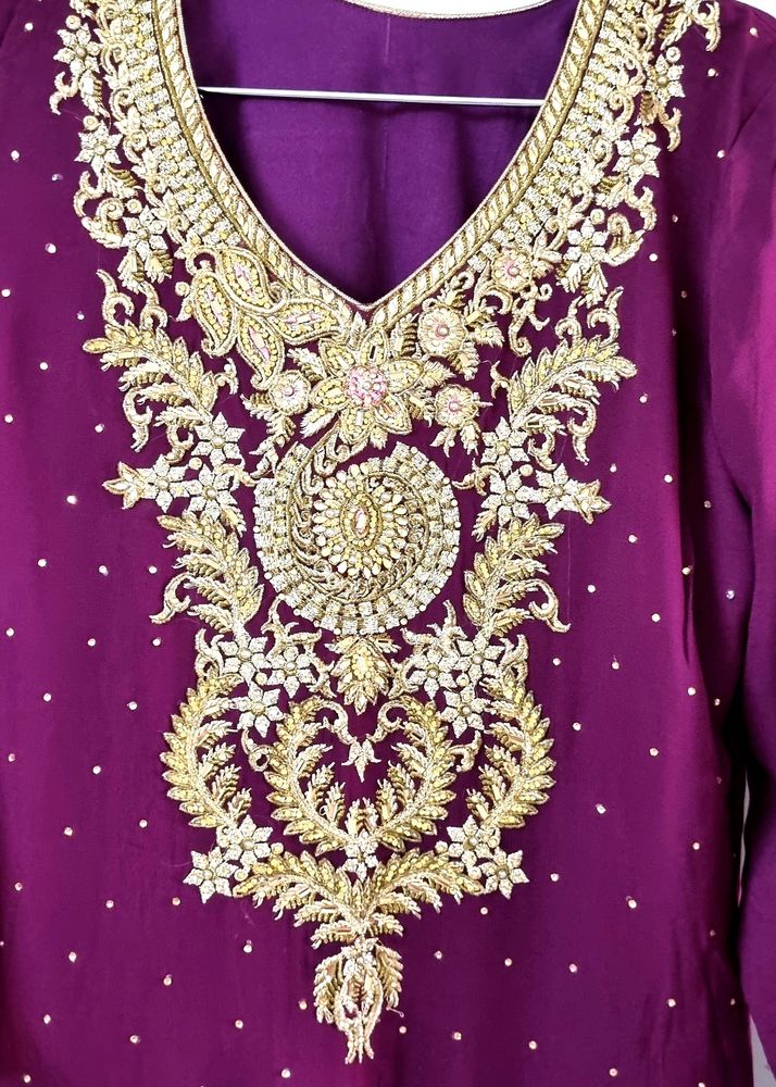 Shaded Gharara Set