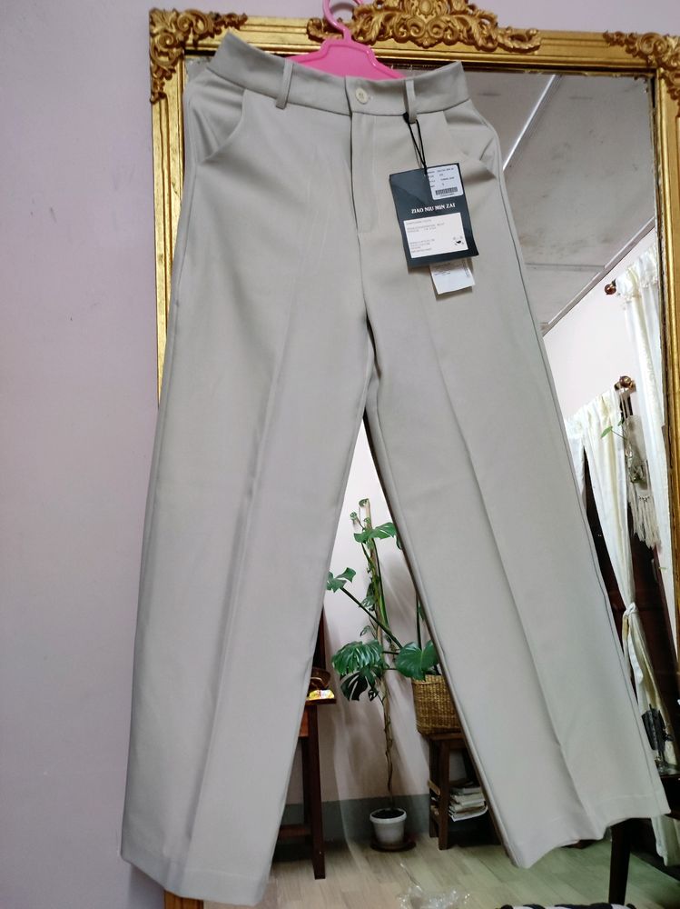 Luxe cream Trousers