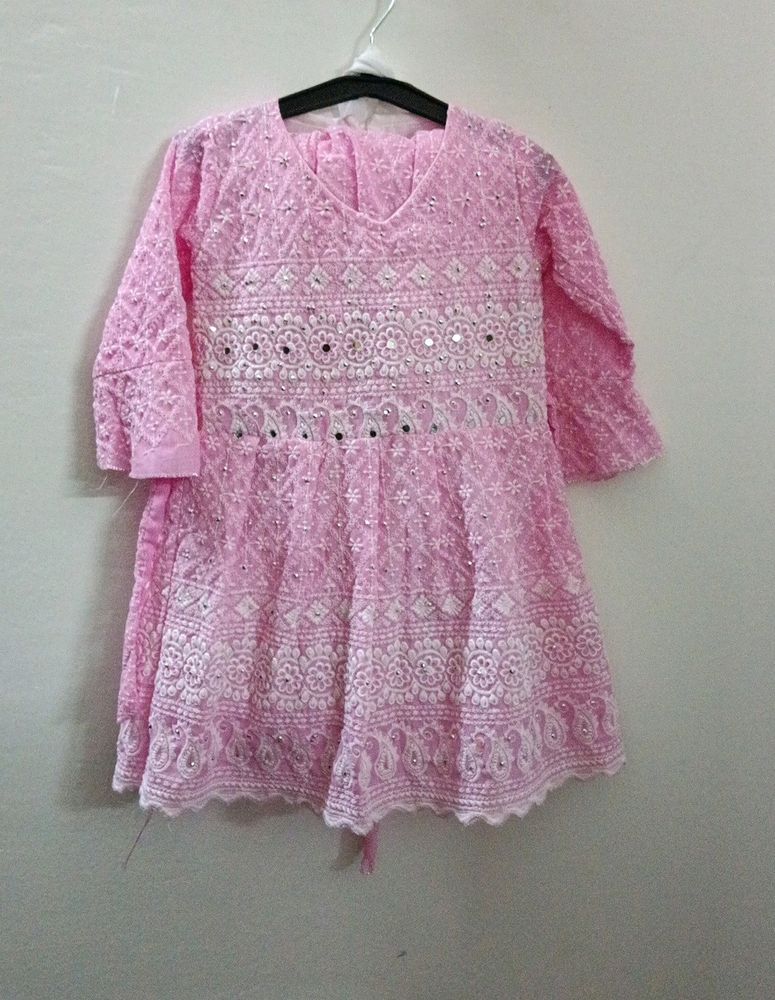 Party wear Kids Kurti With Salwar And Duppata