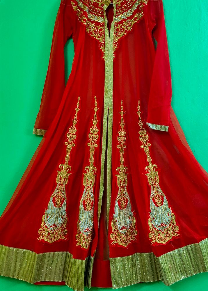 Red Party Wear Gown