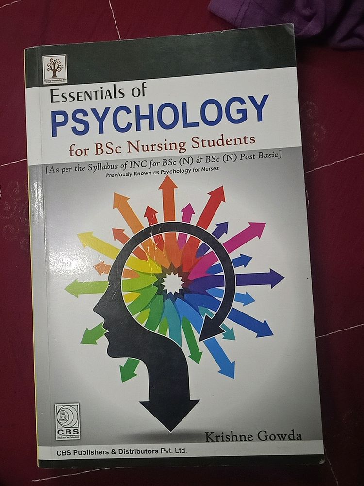 Essential Of Psychology For Bsc Nursing Students