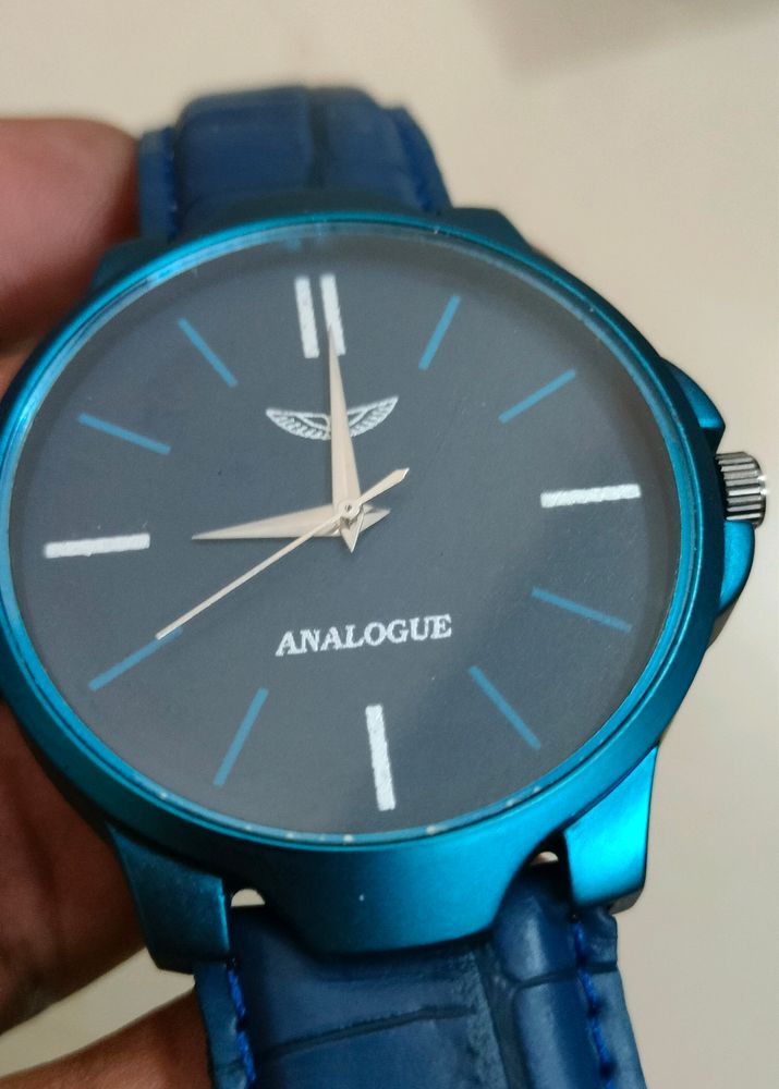 Mens Analogue Watch Blue