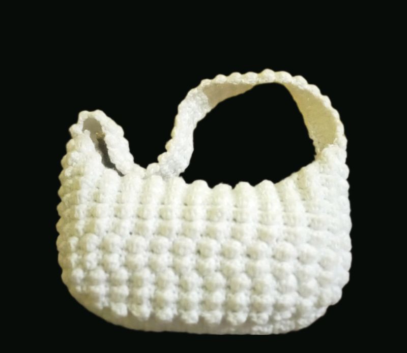 Popcorn Stitch Handbag