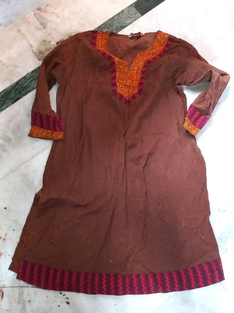 Brown Kurti