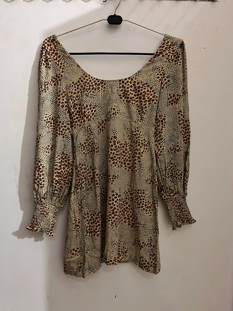 Tiger Print Top