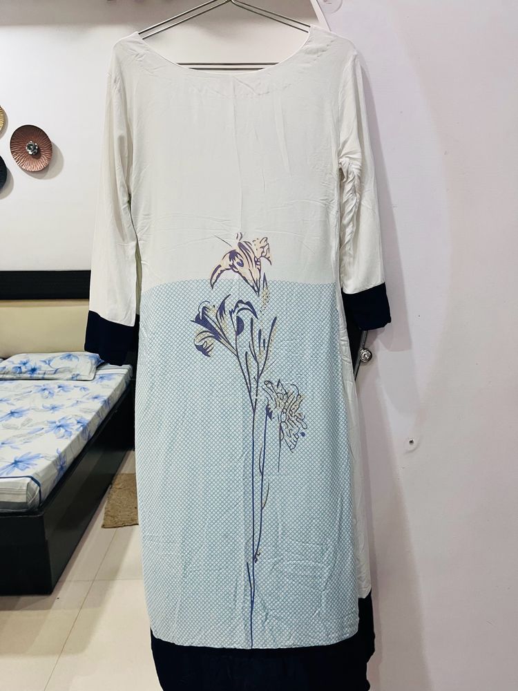 White Decent Kurta