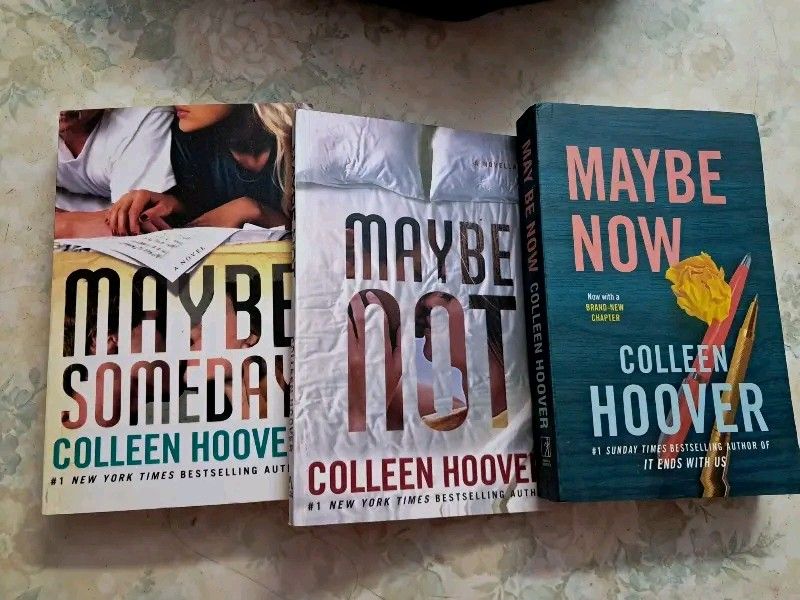 Maybe Book Set Written By Colleen Hoover