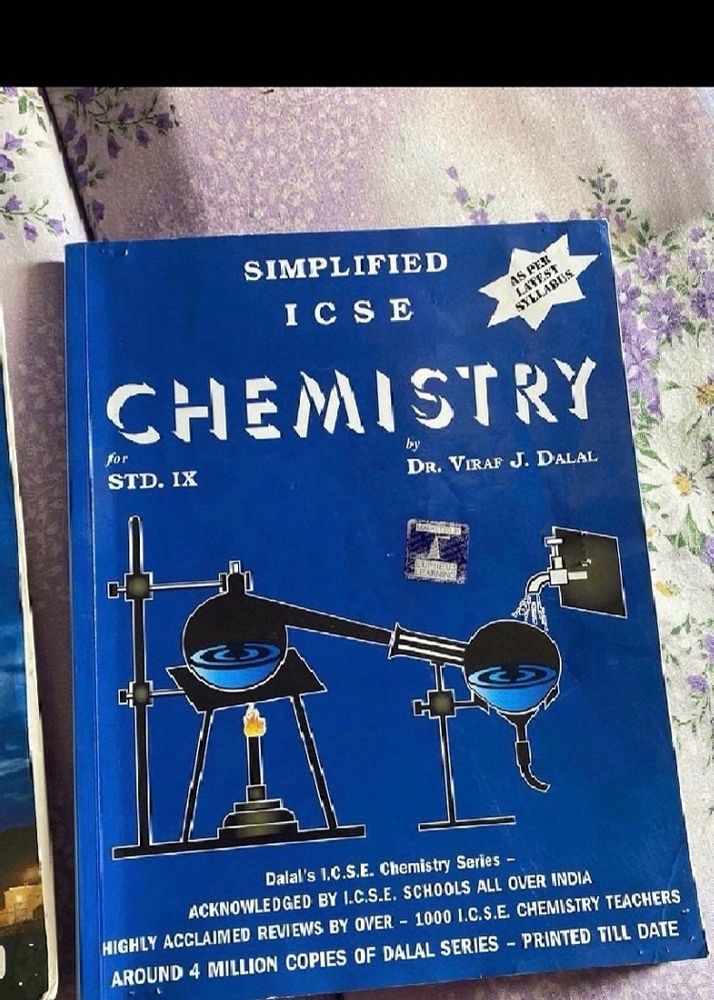 2 Textbooks-Chemistry And Biology ICSE PART 1 Book