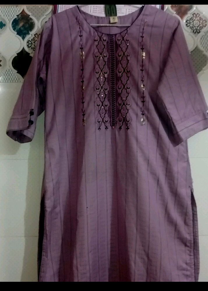 Beautiful Lavender 🪻 Colour Kurti