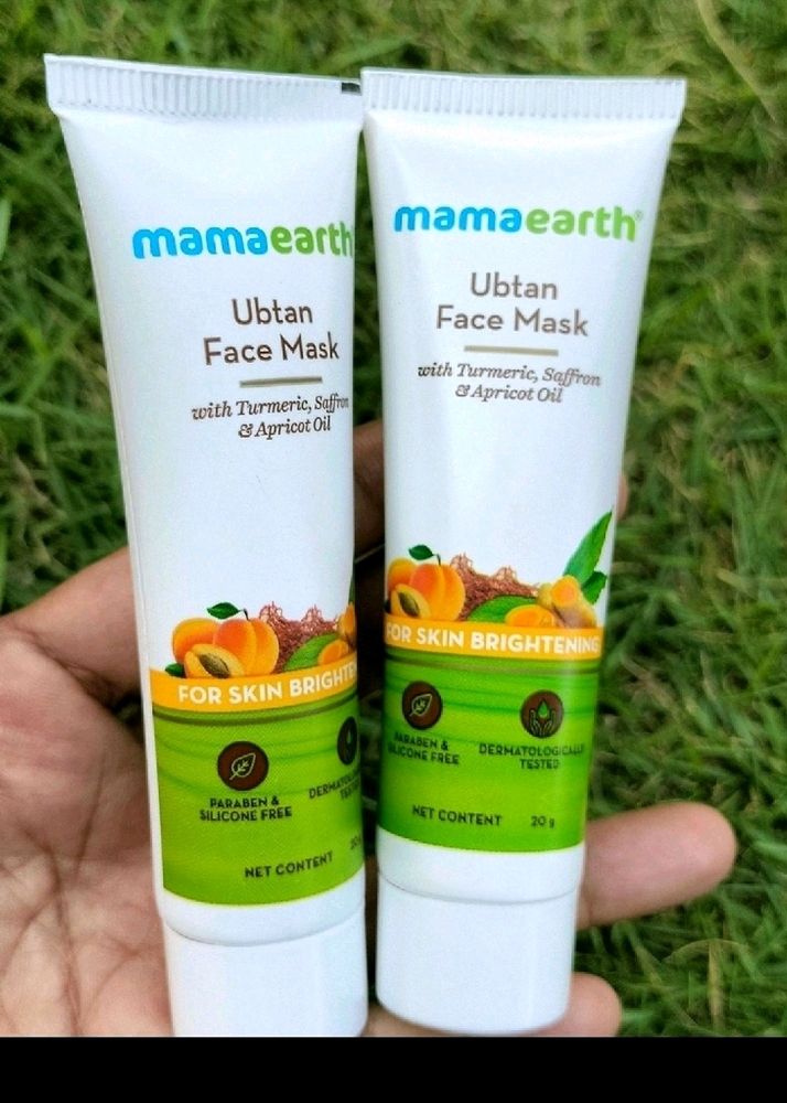 Mamaearth Set Of 2 Mini Ubtan Mask