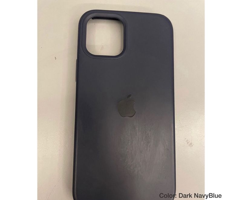 iPhone 12 Pro Silicon Cover - Navy Blue