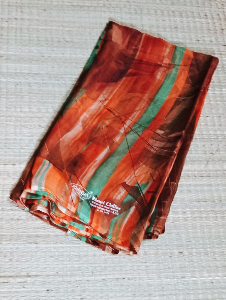 New Chiffon Saree Without Blouse