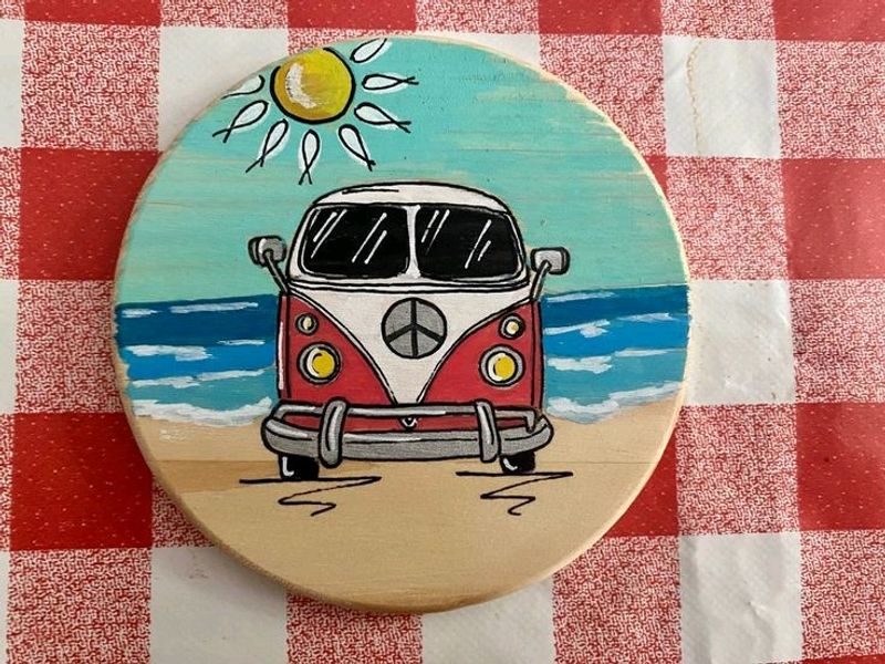 Beach Style Fridge Magnet 1