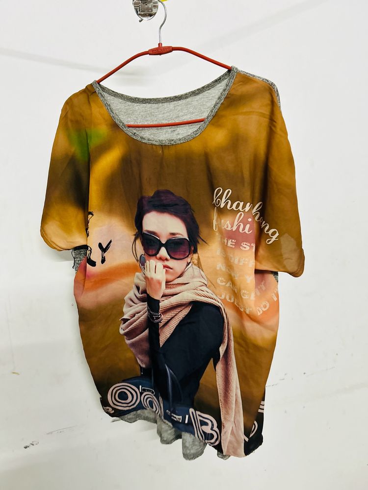 Free Size Printed Top