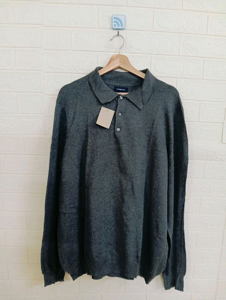 Semi Formal Grey Men Sweater