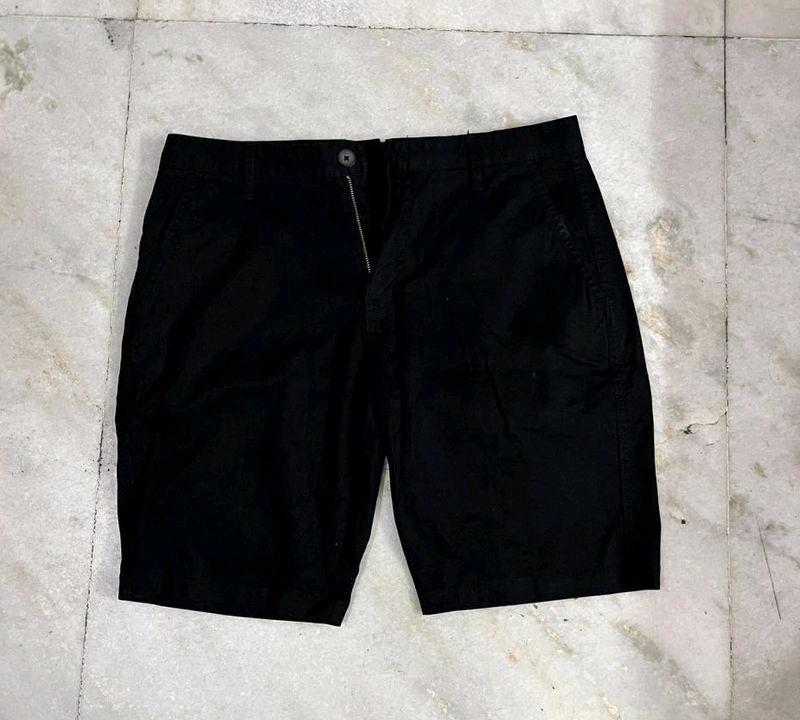 MAX COTTON CHINO BLACK SHORTS SIZE 32