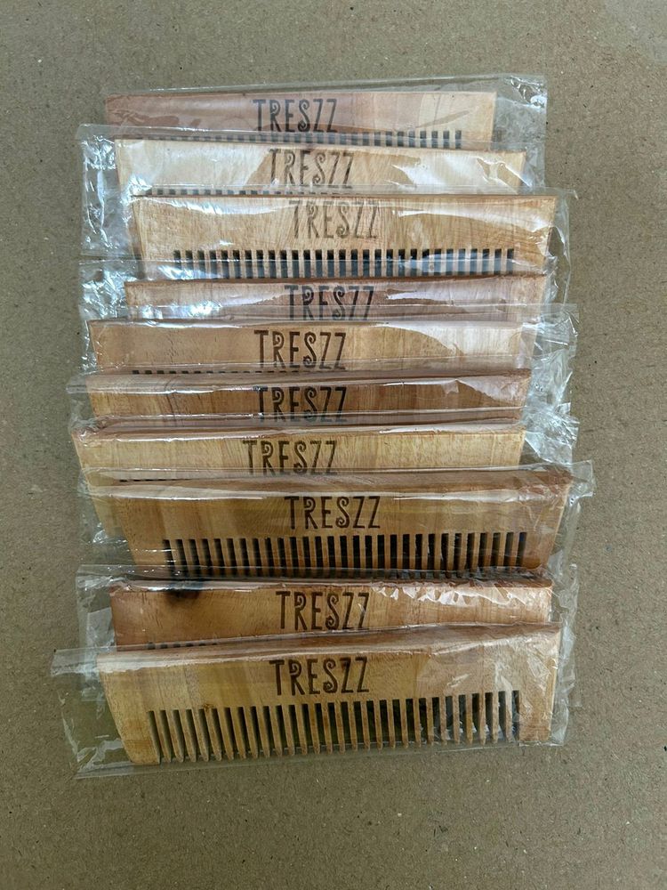 Set Of 10 Neem Wooden Comb|Brand New✨