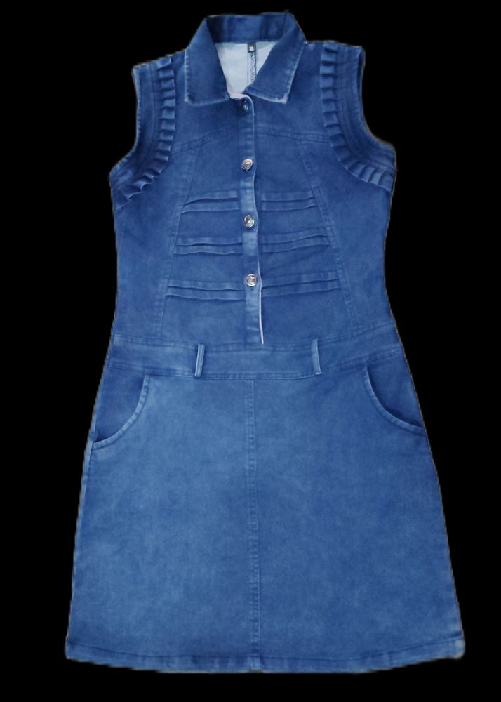 Denim Western Kurti