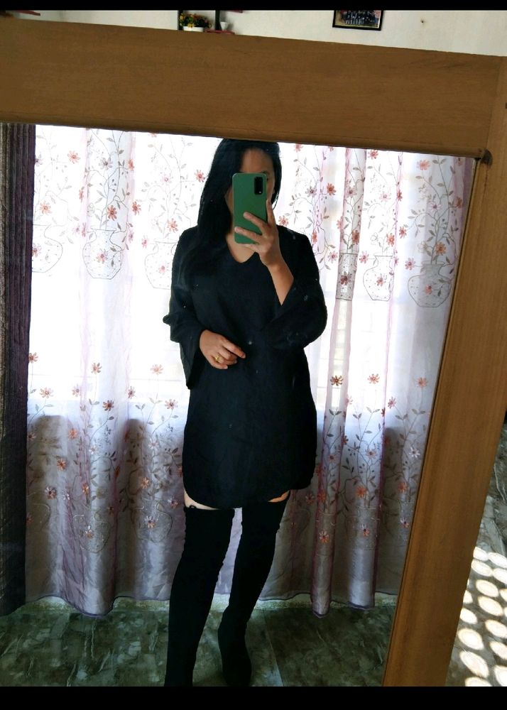 Black Shirt Dress