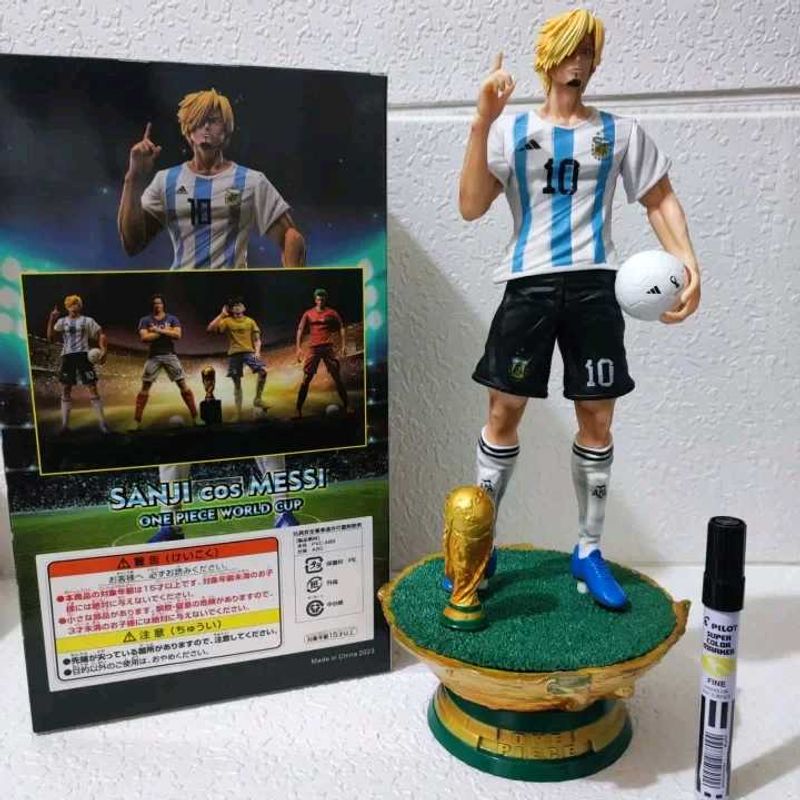 One Piece Anime Sanji X Messi Action Figure