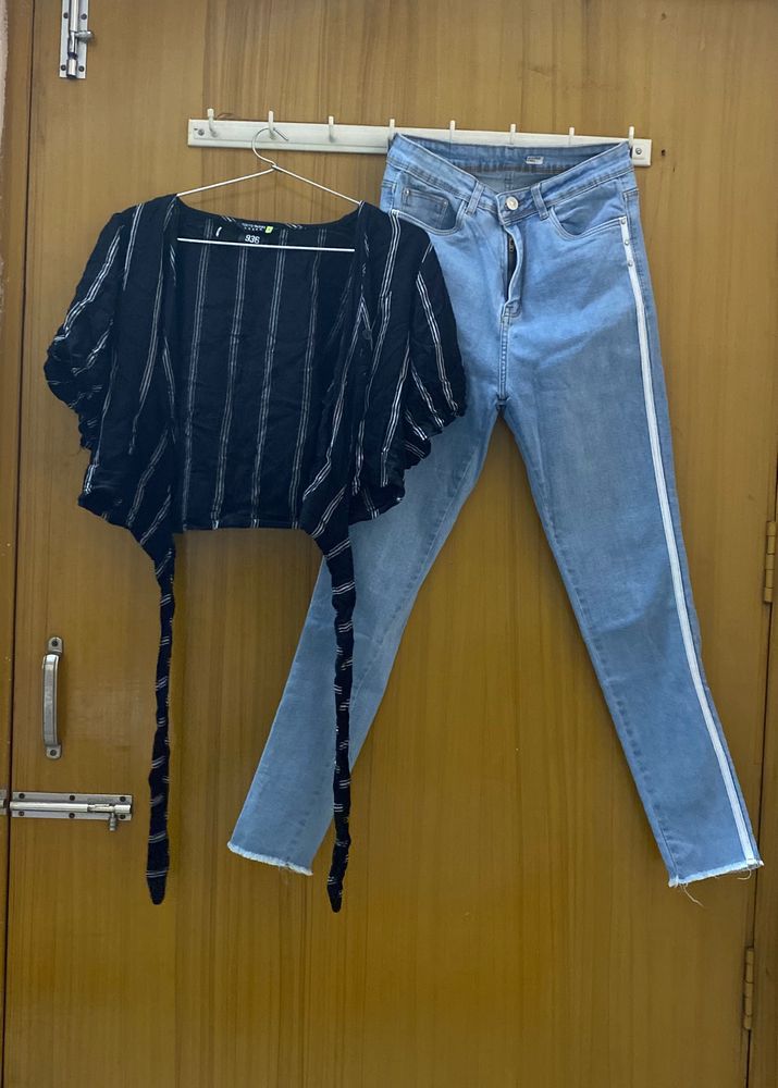 Sale‼️ Combo Top + Jeans