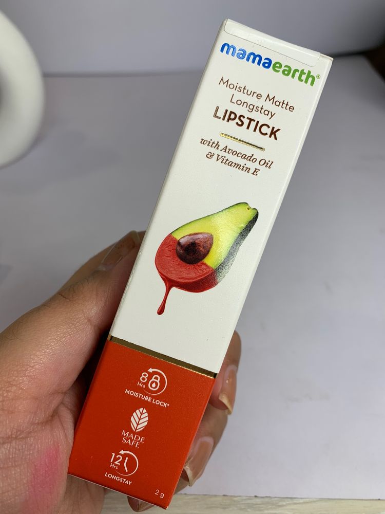 Mamaearth Lipstick Shade - Melon Red