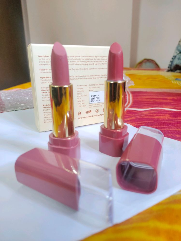 Totally New Baby Pink Matt Lipsticks.