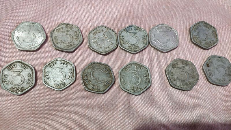 3 Paisa Coins