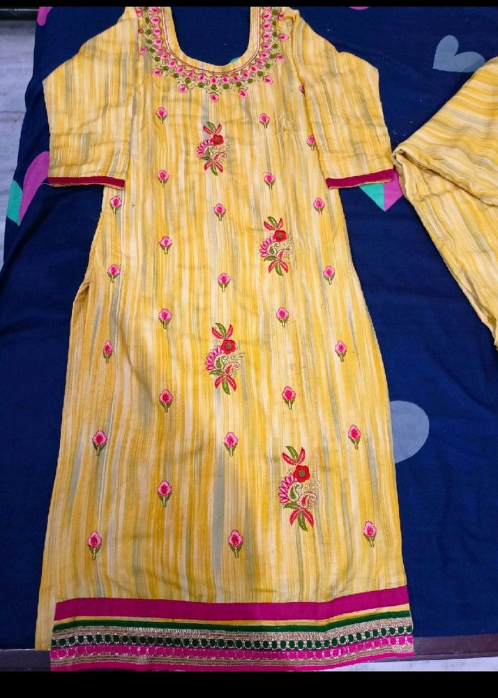 Cotton Kurti And Pant Set