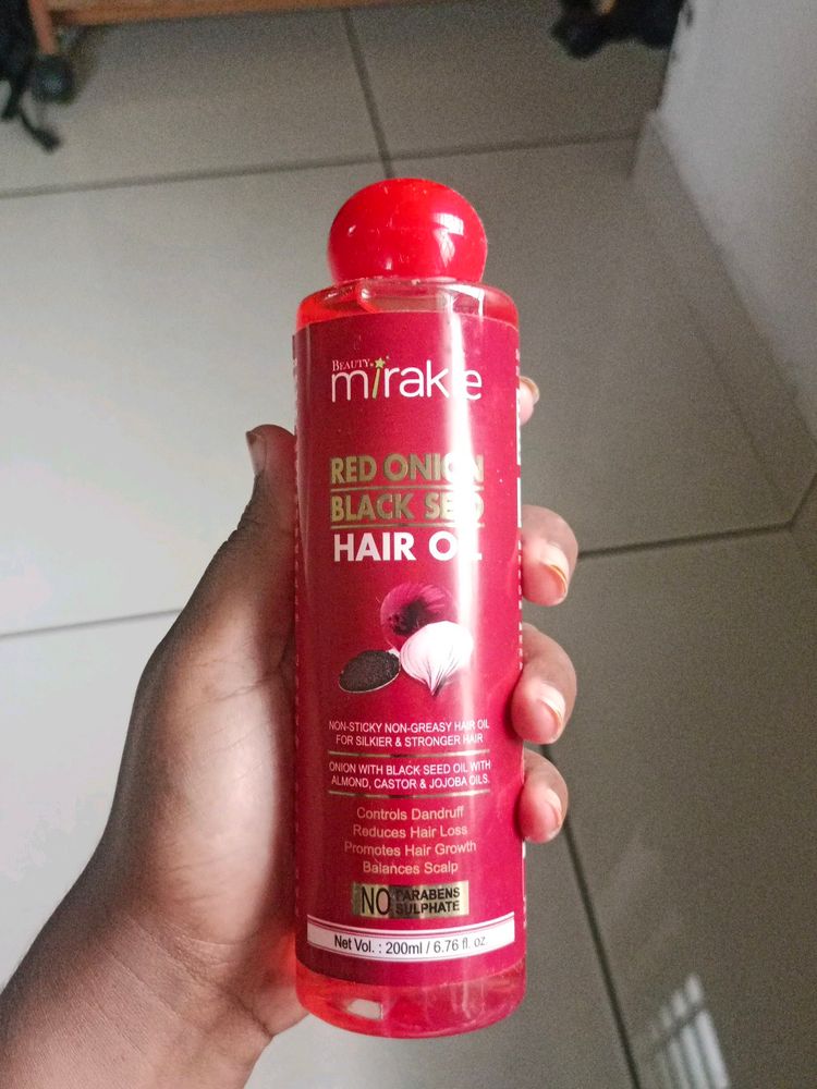 Mirakle Red Onion Black Seed Hair Oil