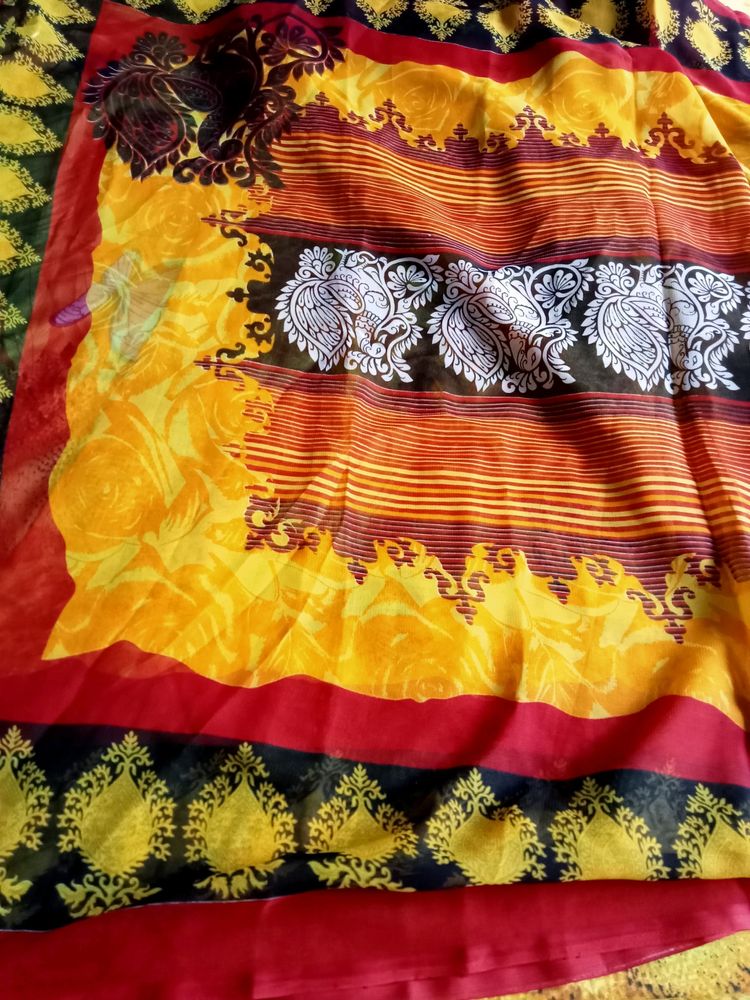 chiffon saree