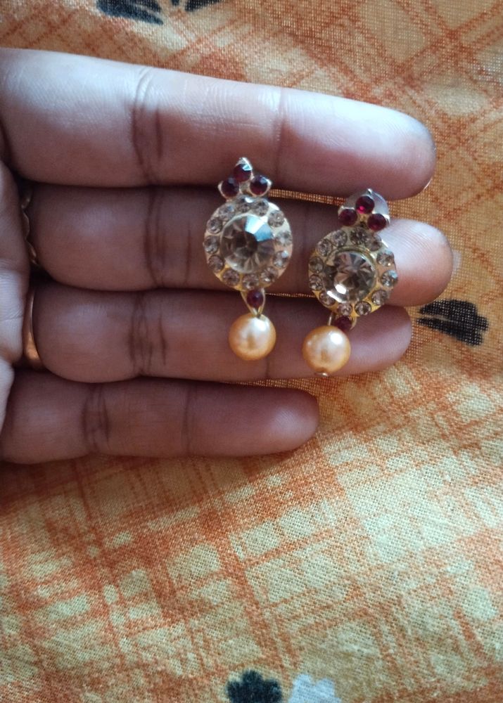 Stone Rings(pack Of 4)& Earrings(pack 1)