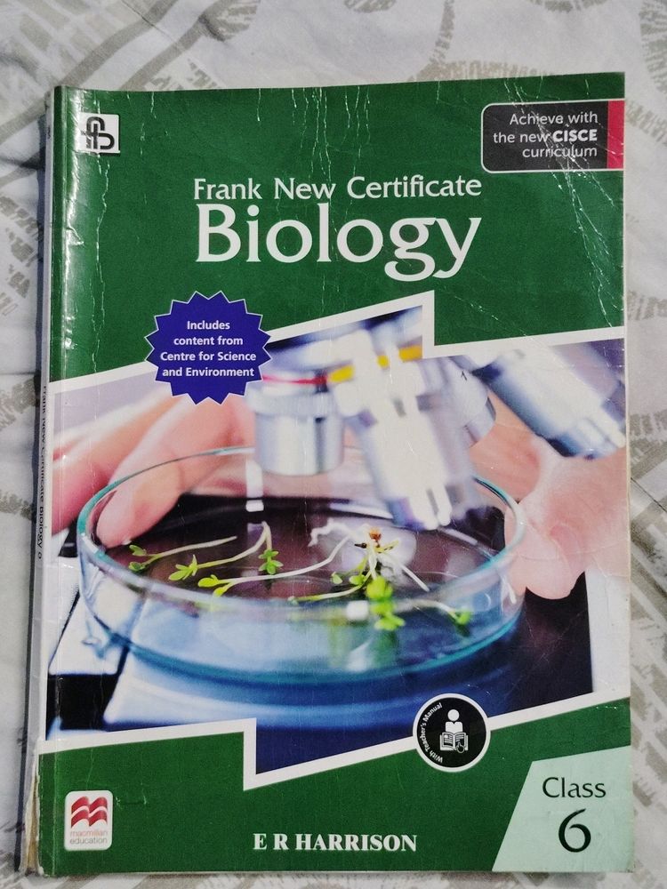 Biology book For Class 6