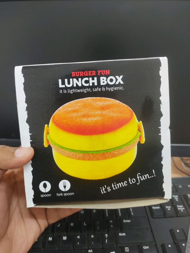 Burger Shape Lunchbox New