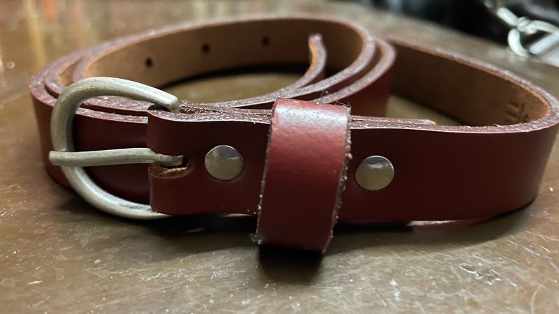 Ladies Light Brown Belt