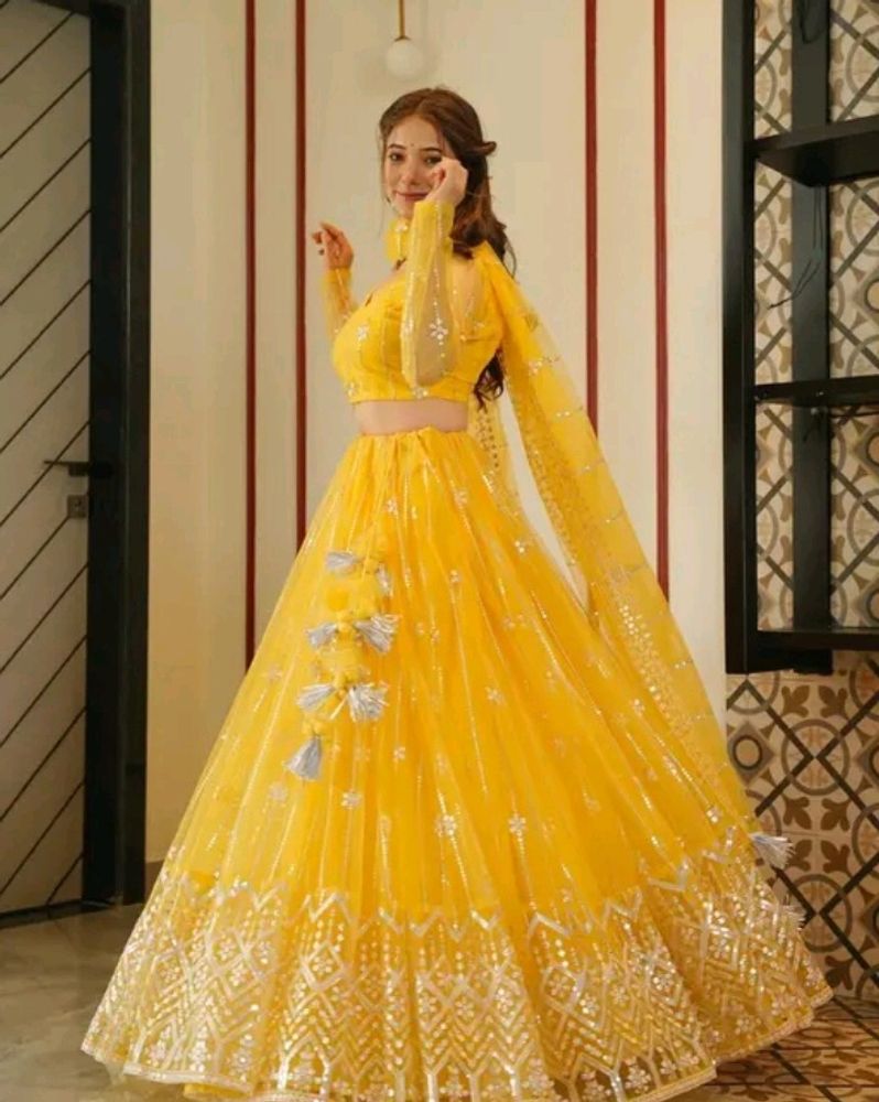 Pastel Yellow Lengha 🌻